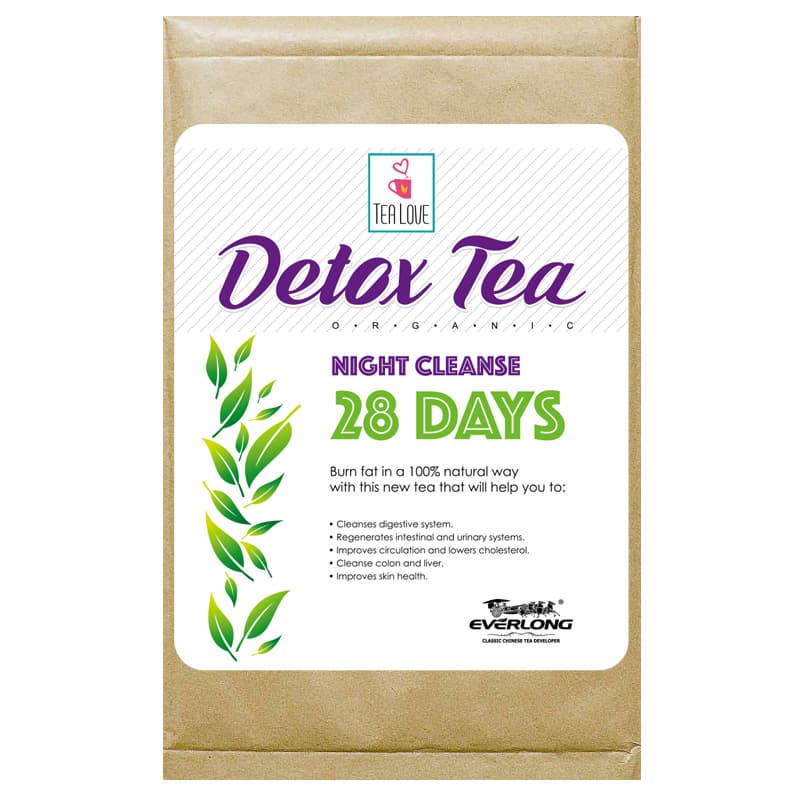 100_ Organic Herbal Detox Tea _night cleans tea 28 day_